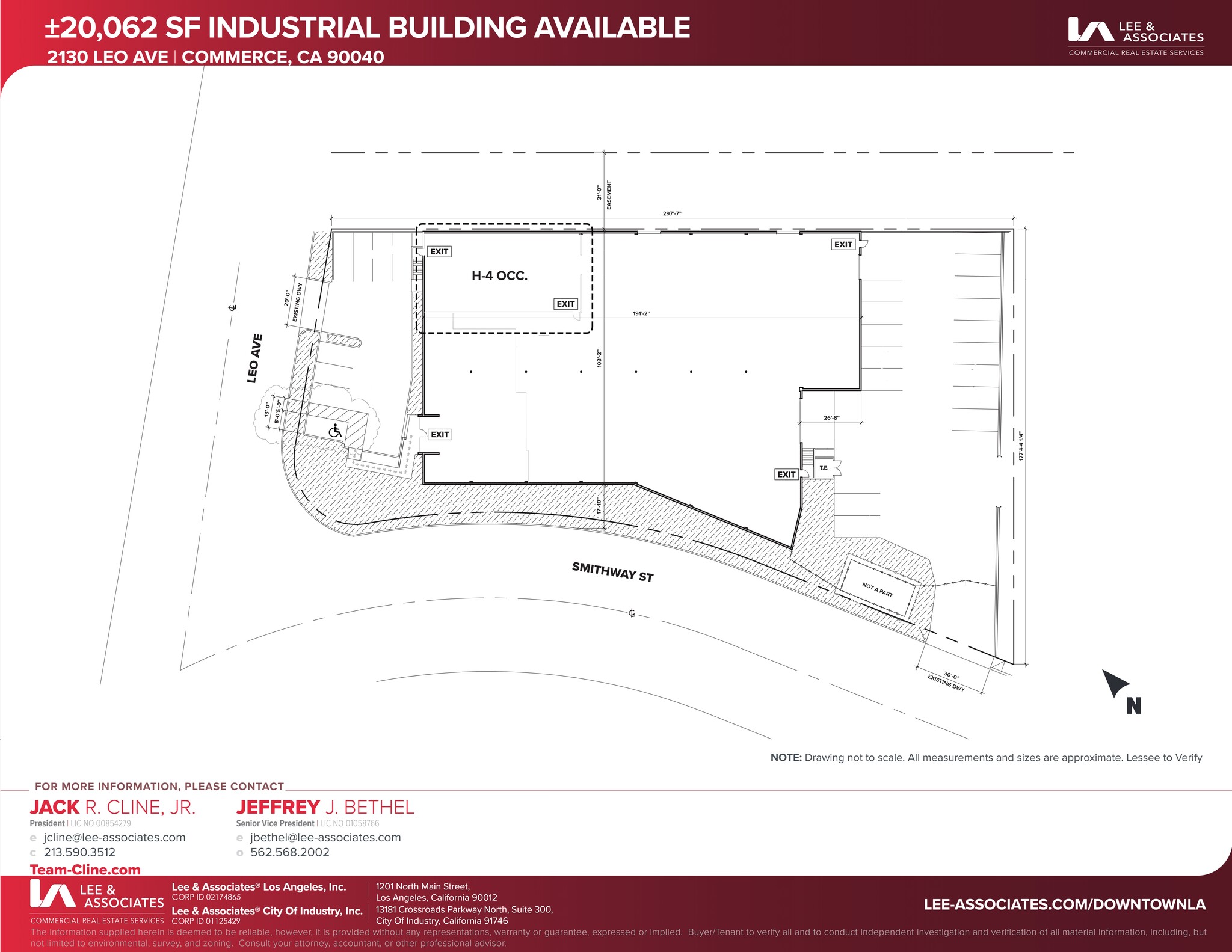 2130 Leo Ave, Commerce, CA à louer Plan de site– Image 1 sur 3