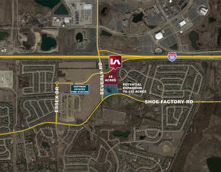 SEC I-90 & Beverly Rd, Hoffman Estates, IL à vendre - Photo de l’immeuble – Image 1 sur 5