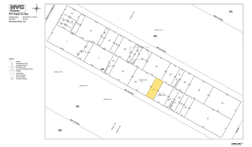 17 W 20th St, New York, NY à louer - Plan cadastral – Image 2 sur 6