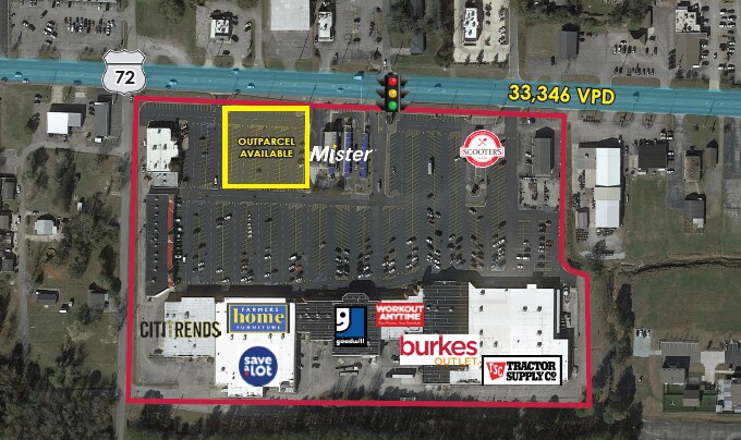 601-661 US Highway 72 W, Athens, AL à louer Photo principale– Image 1 sur 5