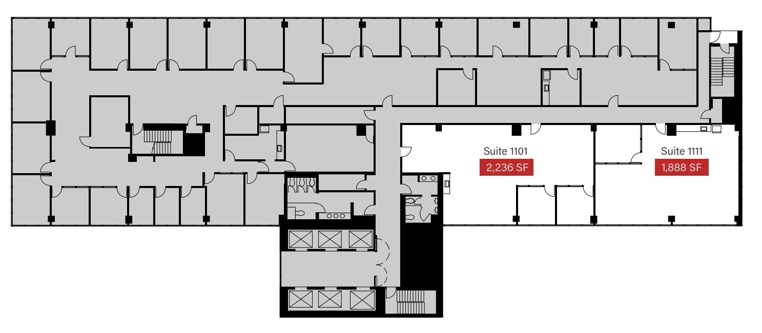 1330 Broadway, Oakland, CA à louer Plan d’étage– Image 1 sur 1