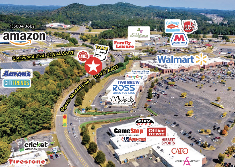 5388 Oporto Madrid Blvd S, Irondale, AL à louer - Photo de l’immeuble – Image 1 sur 12