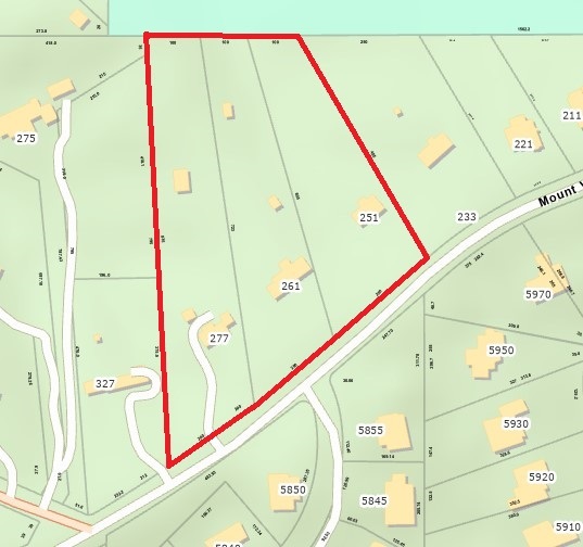 251 Mount Vernon Hwy NW, Sandy Springs, GA à vendre - Plan cadastral – Image 2 sur 2