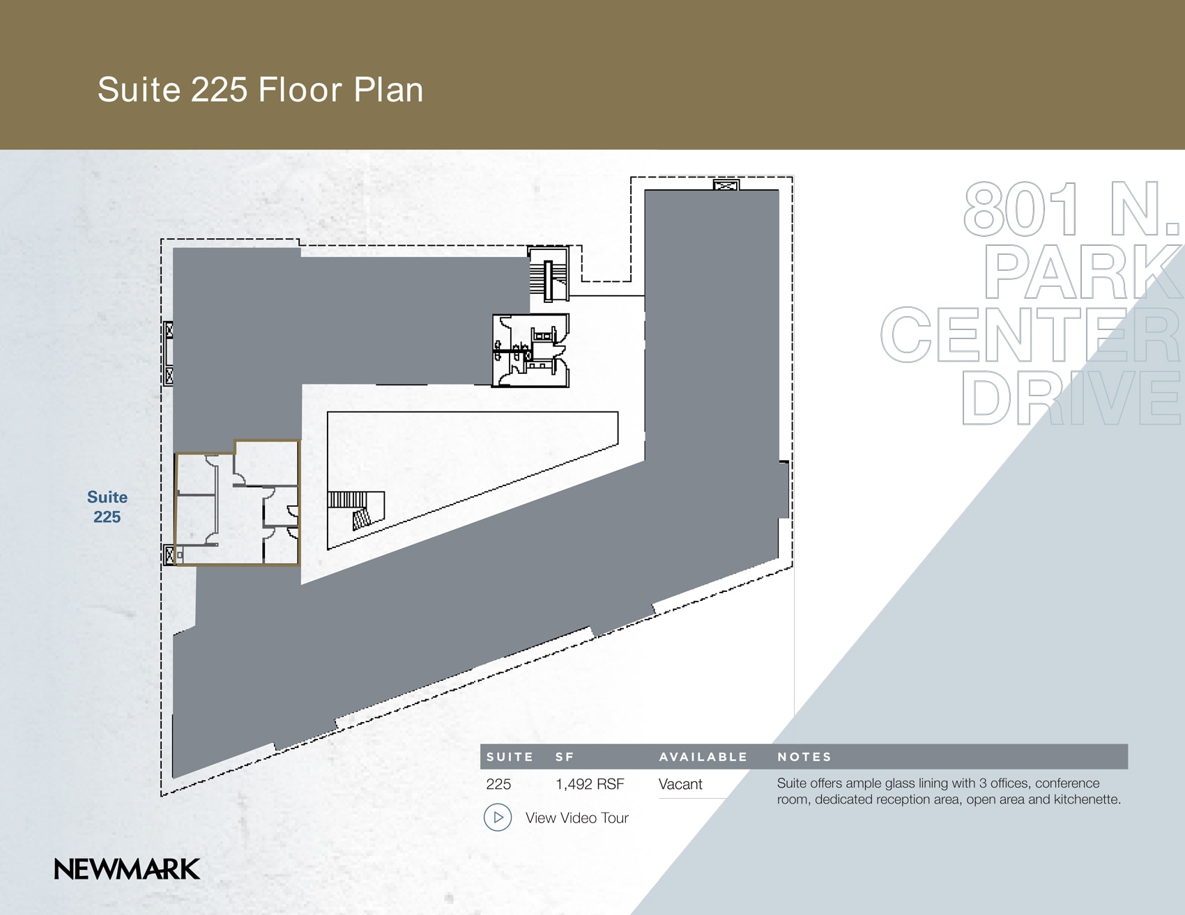 801 Parkcenter Dr, Santa Ana, CA à louer Plan d’étage– Image 1 sur 1
