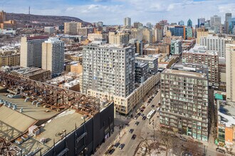 2173 Rue Sainte-Catherine O, Montréal, QC - VUE AÉRIENNE  vue de carte