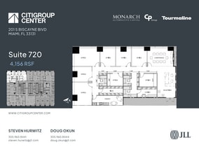 201 S Biscayne Blvd, Miami, FL à louer Plan d’étage– Image 1 sur 1