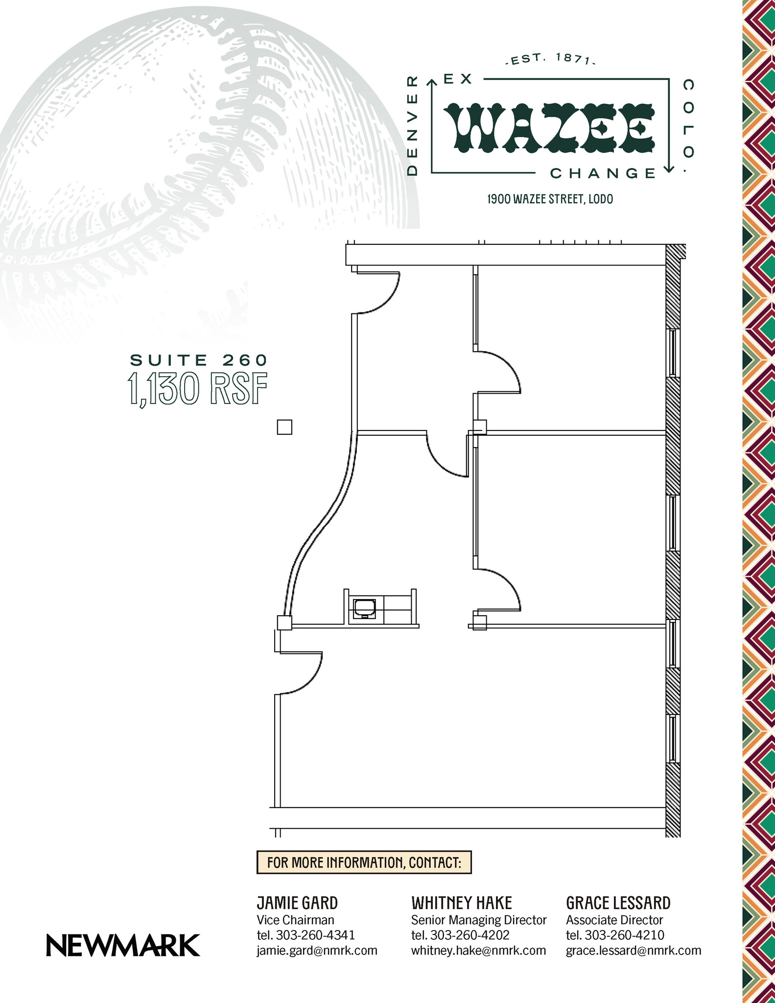 1900 Wazee St, Denver, CO à louer Plan d’étage– Image 1 sur 1