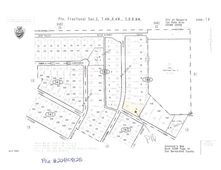 Jacaranda Ave, Hesperia, CA à vendre - Photo de l’immeuble – Image 2 sur 2