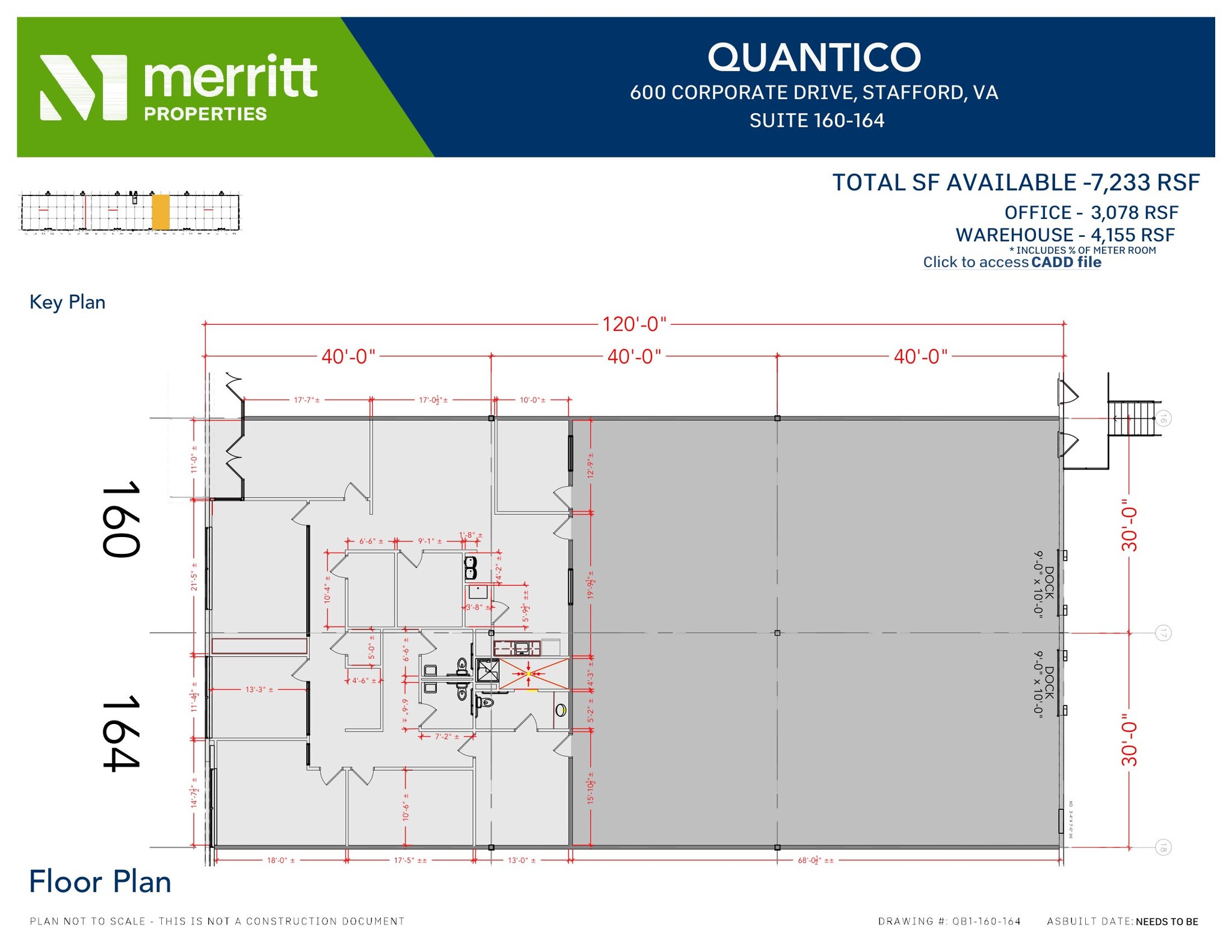 650 Corporate Dr, Stafford, VA à louer Plan d’étage– Image 1 sur 1