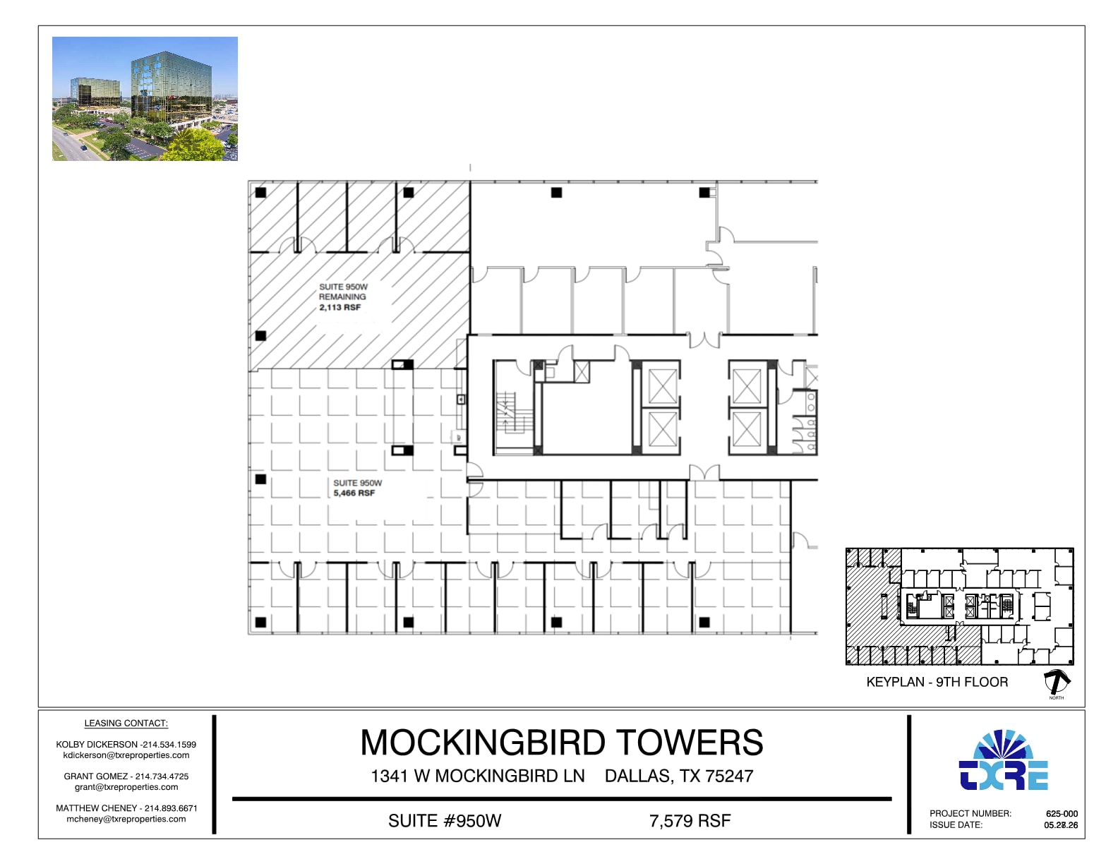 1341 W Mockingbird Ln, Dallas, TX à louer Plan d’étage– Image 1 sur 1
