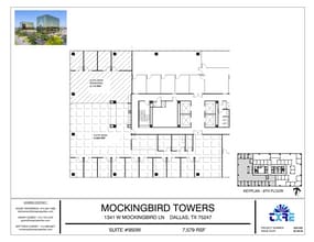 1341 W Mockingbird Ln, Dallas, TX à louer Plan d’étage– Image 1 sur 1