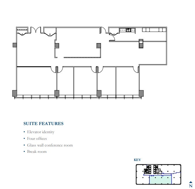 1603 Orrington Ave, Evanston, IL à louer Plan d’étage– Image 1 sur 1