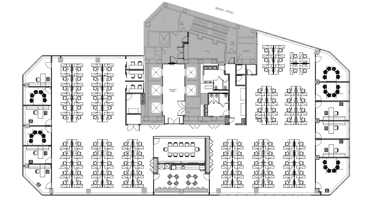 33 Whitehall St, New York, NY à louer Plan d’étage– Image 1 sur 1