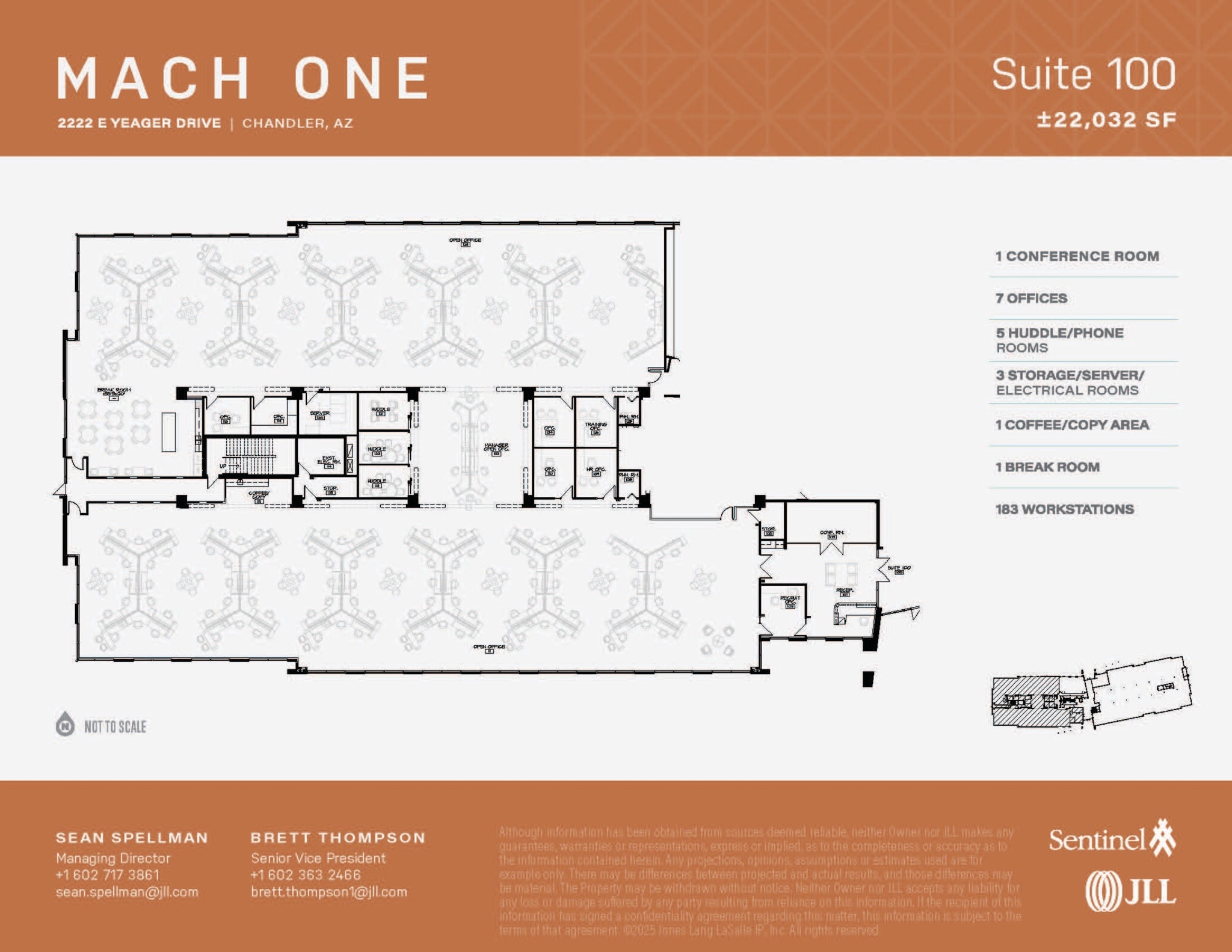 2222 E Yeager Dr, Chandler, AZ à louer Plan d’étage– Image 1 sur 1