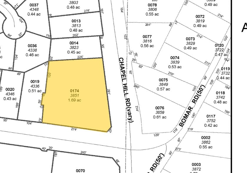 3851 Chapel Hill Rd, Douglasville, GA à louer - Plan cadastral – Image 3 sur 3