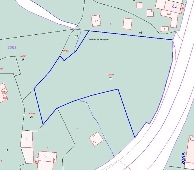 Terrain dans Vigo, Pontevedra à vendre - Plan cadastral – Image 1 sur 1