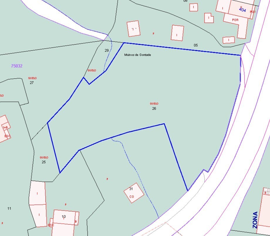 Terrain dans Vigo, Pontevedra à vendre Plan cadastral– Image 1 sur 2