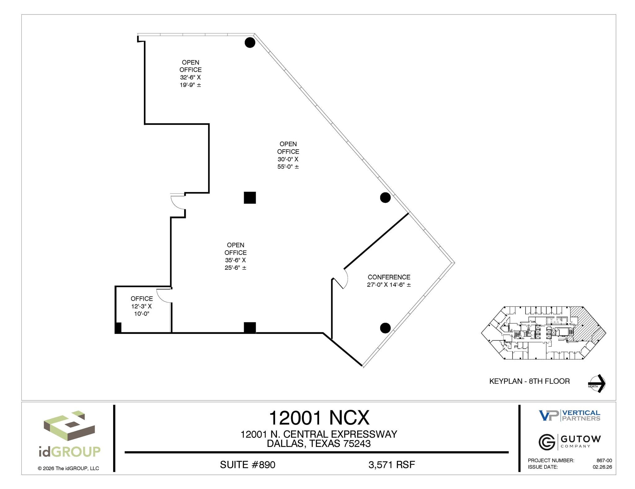 12001 N Central Expy, Dallas, TX à louer Plan d’étage– Image 1 sur 1