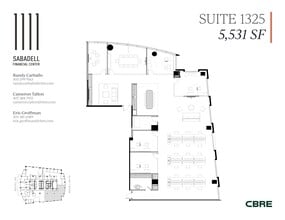 1111 Brickell Ave, Miami, FL à louer Plan de site– Image 1 sur 1