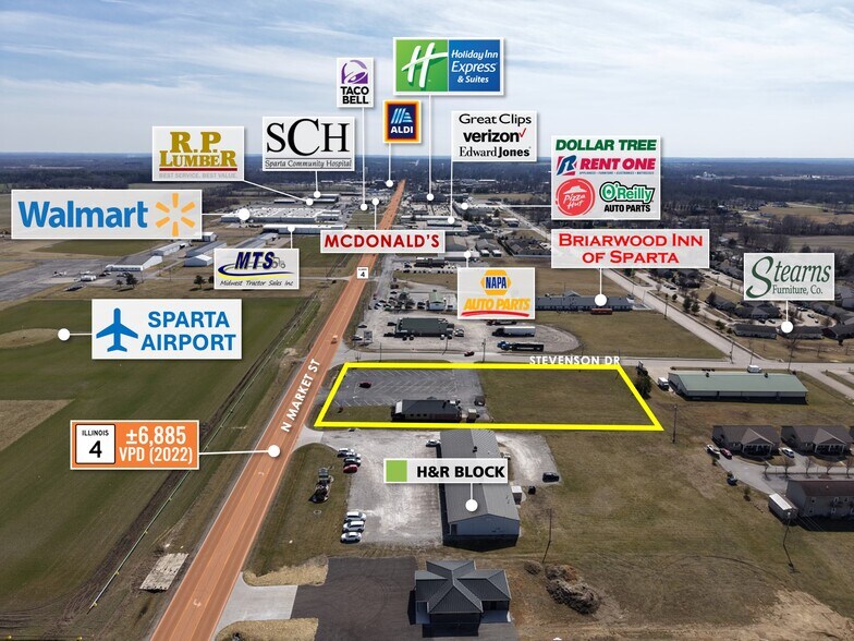 1801 N Market St, Sparta, IL à vendre - Photo principale – Image 2 sur 24