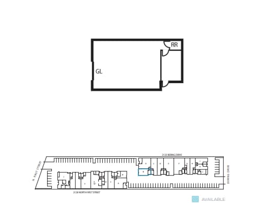 2123 Bering Dr, San Jose, CA à louer Plan d’étage– Image 1 sur 1