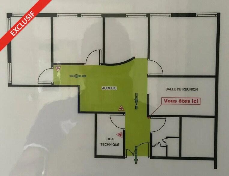 Bureau dans Aix-en-Provence à louer - Plan d’étage – Image 3 sur 6