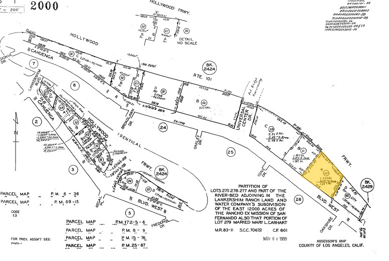 3330 Cahuenga Blvd W, Los Angeles, CA à vendre - Plan cadastral – Image 2 sur 11
