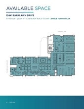 12441 Parklawn Dr, Rockville, MD à louer Plan d’étage– Image 2 sur 2
