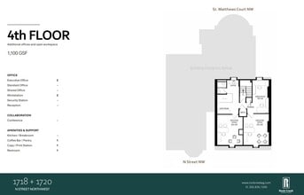 1718-1720 N St NW, Washington, DC à vendre Plan d’étage– Image 1 sur 1