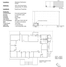 2001-2003 Ellis Rd N, Jacksonville, FL à louer Plan d’étage– Image 1 sur 1