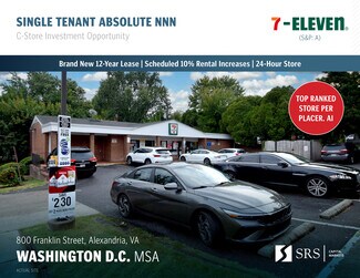 Plus de détails pour 800 Franklin St, Alexandria, VA - Local commercial à vendre