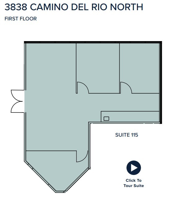 3838 Camino del Rio N, San Diego, CA à louer Plan d’étage– Image 1 sur 1