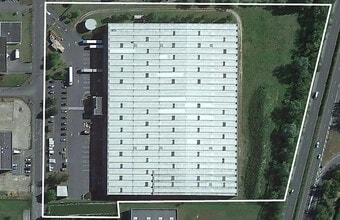 Le Meux - VUE AÉRIENNE vue de carte