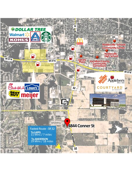 4844 Conner St, Noblesville, IN à vendre - Photo de l’immeuble – Image 2 sur 9