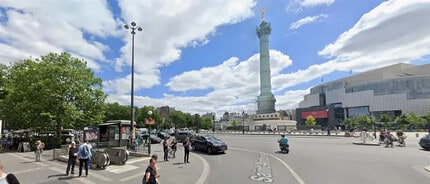 Paris, PAR - Vue aérienne vue de carte