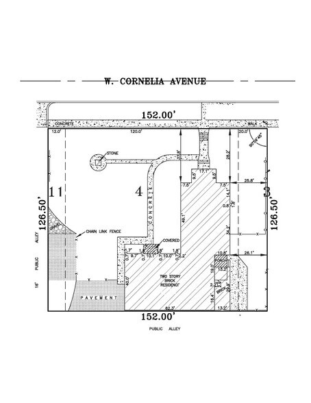 6333 W Cornelia Ave, Chicago, IL à vendre - Plan de site – Image 2 sur 6