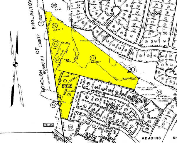 28 Harrison Ave, Englishtown, NJ à louer - Plan cadastral – Image 3 sur 3
