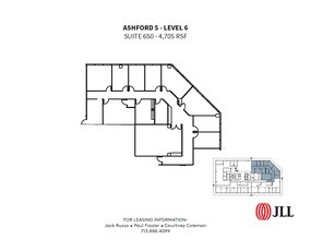 14701 St. Marys Ln, Houston, TX à louer Plan d’étage– Image 1 sur 1
