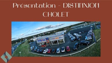 Cholet - Vue aérienne vue de carte