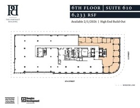 701 8th St NW, Washington, DC à louer Plan d’étage– Image 1 sur 1