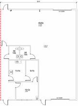 3649-3661 N Beach St, Fort Worth, TX à louer Plan d’étage– Image 1 sur 2
