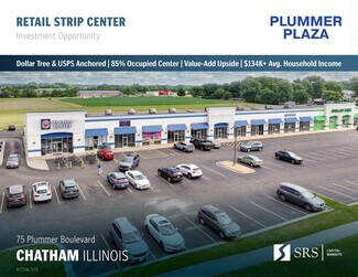 Plus de détails pour 75 W Plummer Blvd, Chatham, IL - Local commercial à vendre