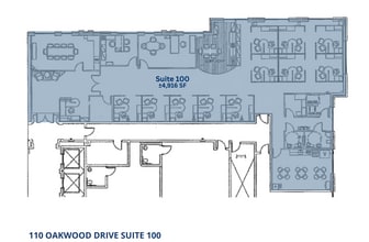 110 Oakwood Dr, Winston-Salem, NC à louer Plan d’étage– Image 1 sur 1