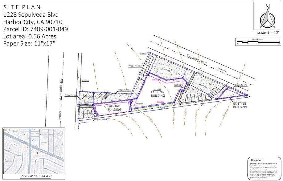 1228 Sepulveda Blvd, Harbor City, CA à vendre - Plan de site – Image 2 sur 12