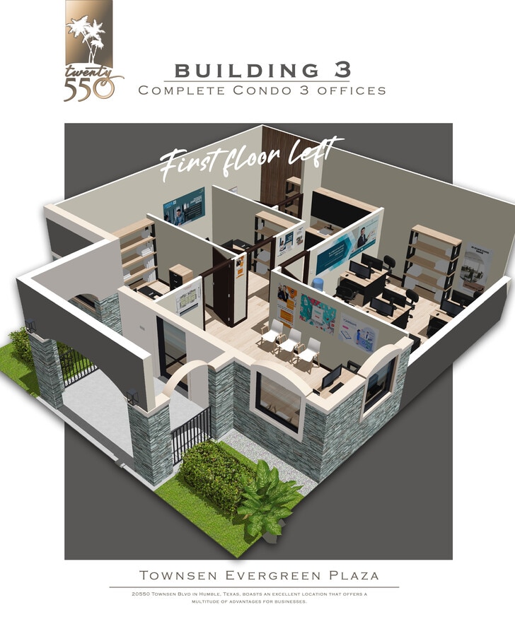 20550 Townsen Blvd, Humble, TX 77338 - Lot 3.101 - - Plan d’étage - Image 2 of 3