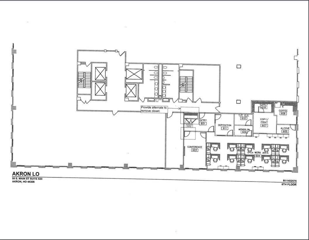 50 S Main St, Akron, OH à louer Plan d’étage– Image 1 sur 1