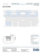 10866 Wilshire Blvd, Los Angeles, CA à louer Plan d’étage– Image 1 sur 2