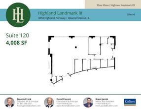 3010 Highland Pky, Downers Grove, IL à louer Plan d’étage– Image 1 sur 1