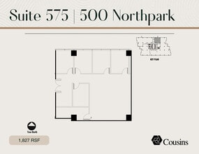1200 Abernathy Rd NE, Atlanta, GA à louer Plan d’étage– Image 1 sur 1