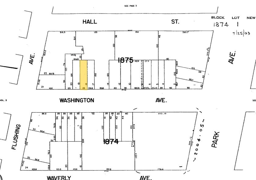 45-47 Washington Ave, Brooklyn, NY à vendre - Plan cadastral – Image 3 sur 3